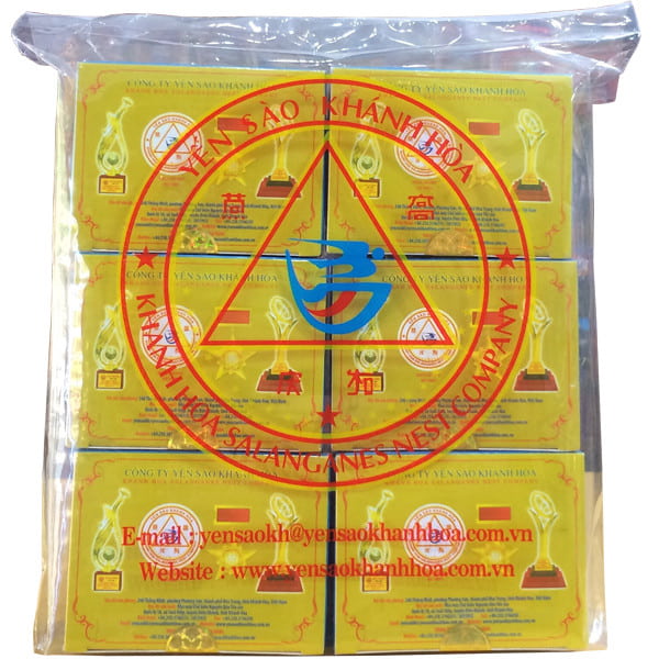 Tổ Yến Sào Khánh Hòa tinh chế 6 hộp 3g