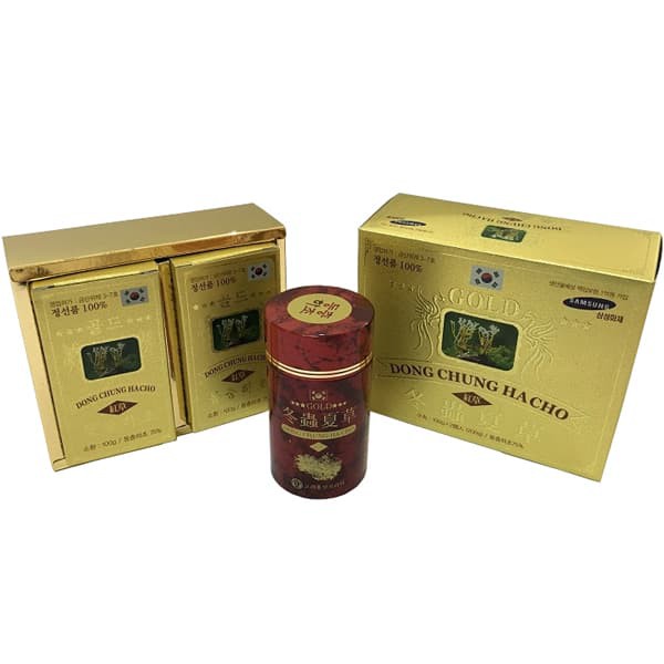 Viên đông trùng hạ thảo Hàn Quốc viên nén hộp 2 lọ x 100g