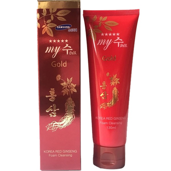Sữa rửa mặt sâm đỏ My Gold Hàn Quốc