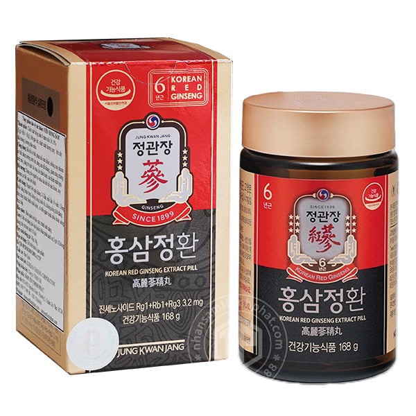 Viên cao hồng sâm cao cấp KGC Jung Kwan Jang Extract pill lọ 168g 800 viên