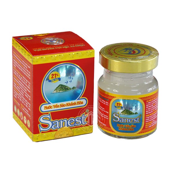 Yến Sào Khánh hòa sanest có đường lọ 70ml