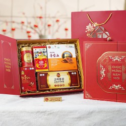 Hộp Quà Xuân Bách Lộc - Set 32 - Hộp quà tặng tết cao cấp Xuân 2026