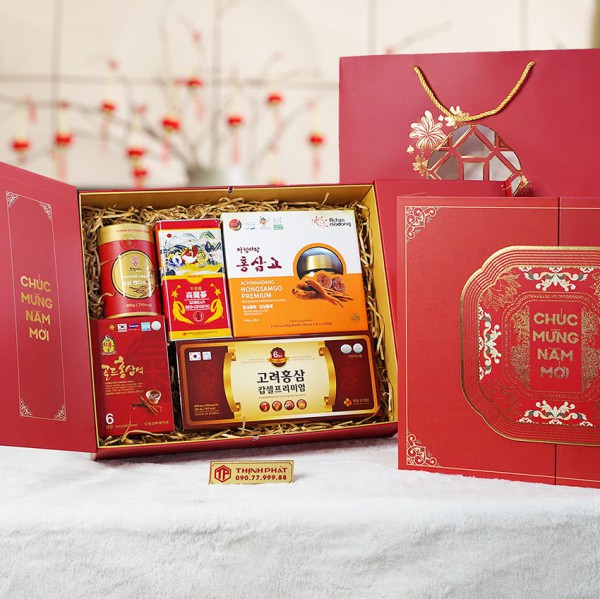 Hộp Quà Xuân Bách Lộc - Set 32 - Hộp quà tặng tết cao cấp Xuân 2026