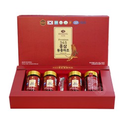 Cao hồng sâm đông trùng hạ thảo Hàn Quốc hộp 4 lọ x 250g