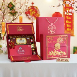 Hộp Quà Xuân Bách Lộc - Set 04 - Hộp quà tặng tết cao cấp Xuân 2026