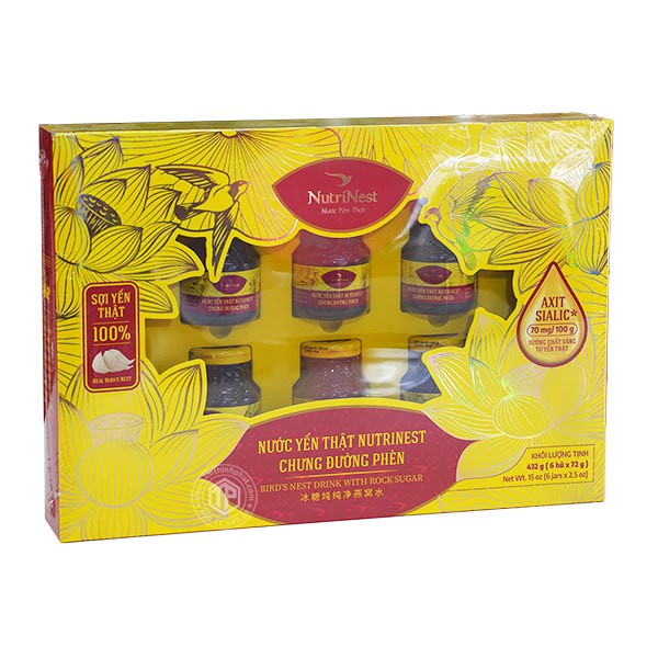 Yến chưng sẳn hộp 6 lọ Gold Bird Silver