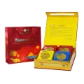 Bánh trung thu Yến Sào hộp 4 bánh x 200gr (2 thập cẩm, 2 nhân mềm)