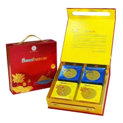 Bánh trung thu Yến Sào nhân mềm hộp 4 bánh x 200g