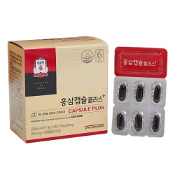 Viên hồng sâm Hàn Quốc cao cấp KGC Jung Kwan Jang capsule plus hộp 60 viên