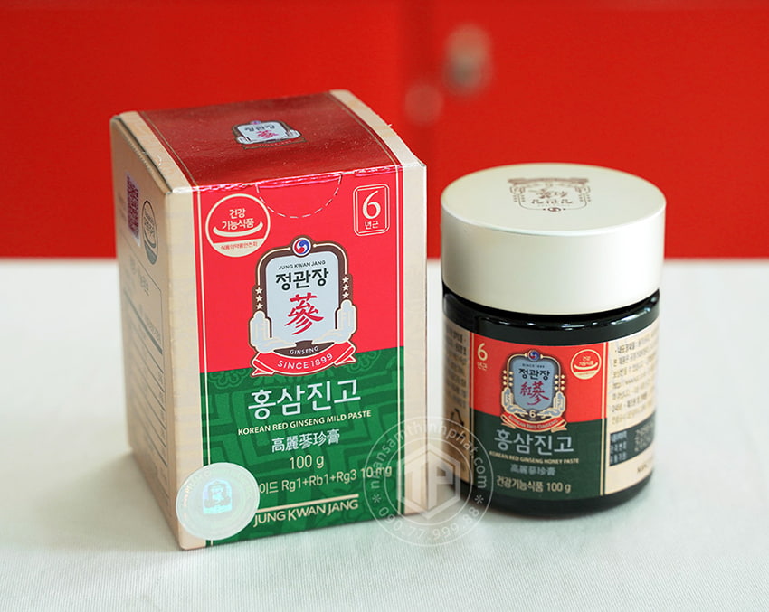 Tinh chất cao hồng sâm mật ong sâm chính phủ KGC 100g Tinh chất cao hồng sâm mật ong sâm chính phủ KGC 100g