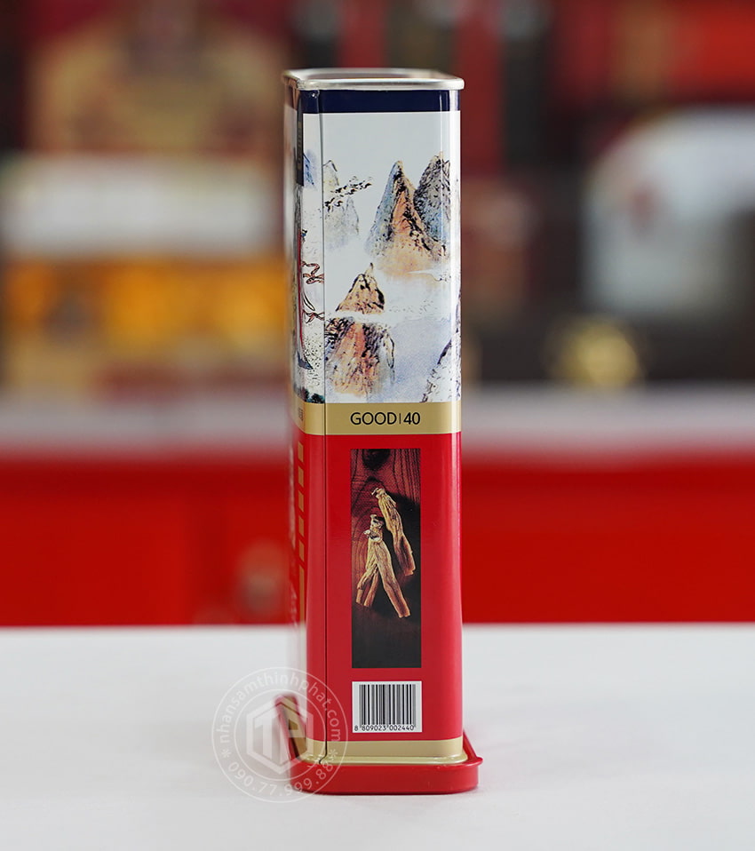 Hồng sâm củ khô hộp thiếc KGC 75g hồng sâm chính phủ Jung Kwan Jang Hồng sâm củ khô hộp thiếc KGC 75g hồng sâm chính phủ Jung Kwan Jang