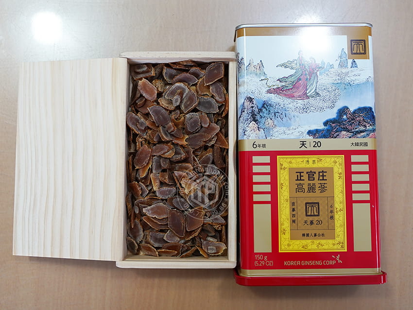 Thiên sâm chính phủ KGC Jung Kwan Jang thượng hạng Heaven 150g 20PCS 7 củ Thiên sâm chính phủ KGC Jung Kwan Jang thượng hạng Heaven 150g 20PCS 7 củ