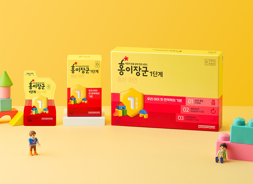 Nước hồng sâm Baby cho trẻ em cao cấp Sâm Chính phủ KGC Jung Kwan Jang hộp 30 gói x 15ml Nước hồng sâm Baby cho trẻ em cao cấp Sâm Chính phủ KGC Jung Kwan Jang hộp 30 gói x 15ml