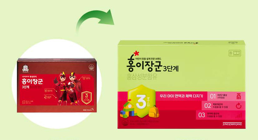 Nước hồng sâm KGC 3 CHILD cao cấp cho trẻ em hộp 30 gói x 20ml Nước hồng sâm KGC 3 CHILD cao cấp cho trẻ em hộp 30 gói x 20ml