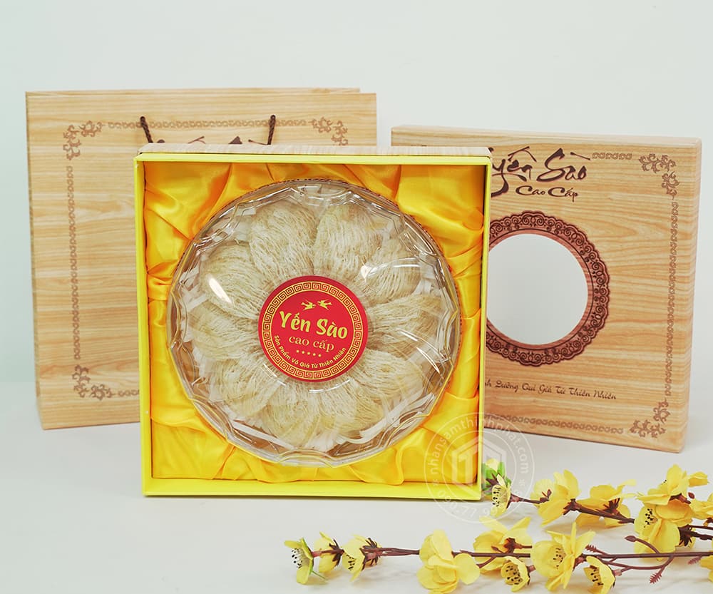 Tổ yến sào Cần Giờ làm sạch 100g loại 1 đặc biệt Tổ yến sào Cần Giờ làm sạch 100g loại 1 đặc biệt