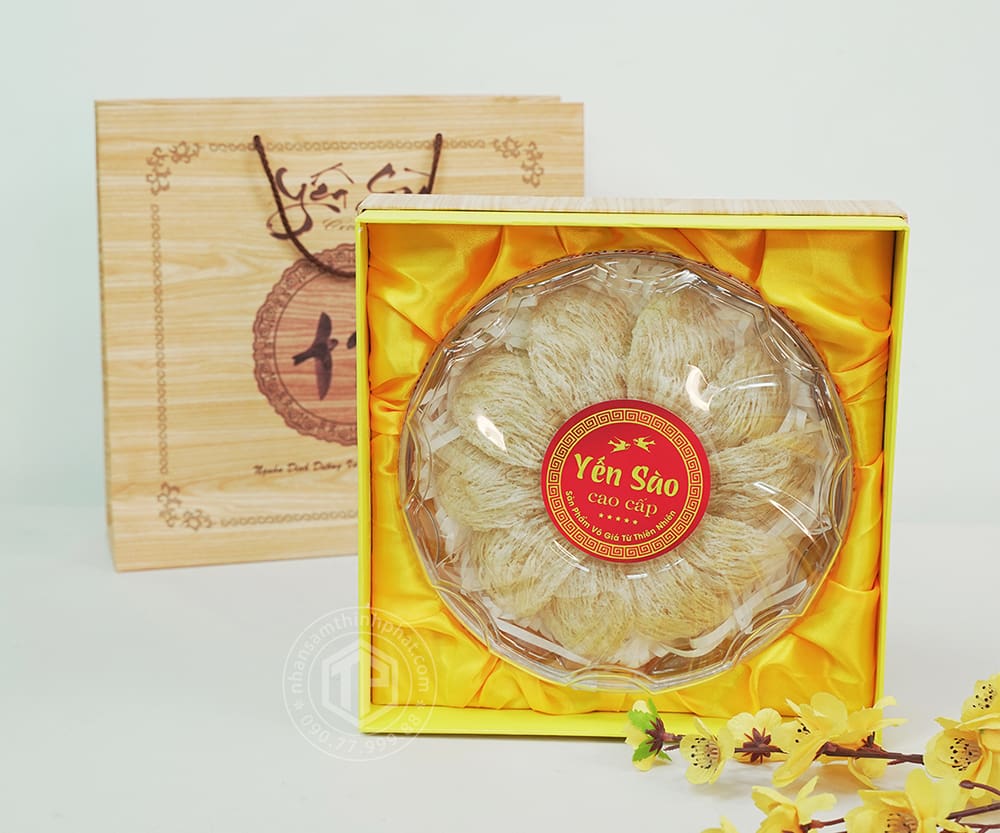 Tổ yến sào Cần Giờ làm sạch 100g loại 1 đặc biệt Tổ yến sào Cần Giờ làm sạch 100g loại 1 đặc biệt