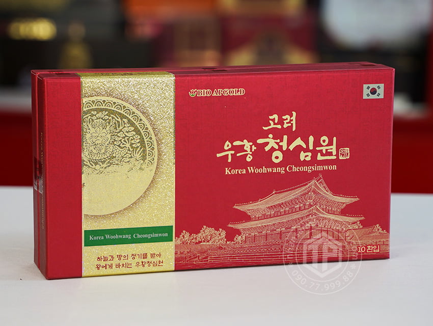 An cung ngưu hoàn Bio Apgold hộp 10 viên - Woohwang Cheongsimwon An cung ngưu hoàn Bio Apgold hộp 10 viên - Woohwang Cheongsimwon
