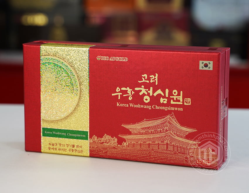 An cung ngưu hoàn Bio Apgold hộp 10 viên - Woohwang Cheongsimwon An cung ngưu hoàn Bio Apgold hộp 10 viên - Woohwang Cheongsimwon