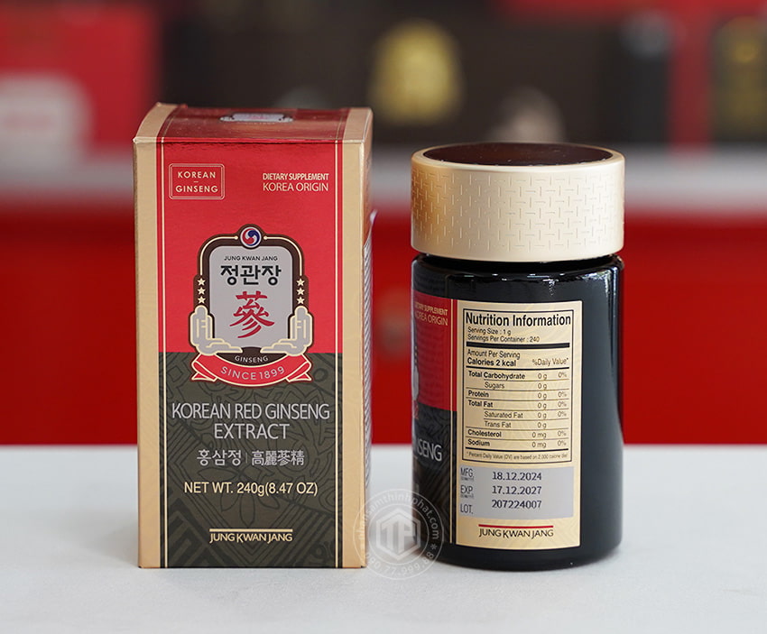Cao hồng sâm Chính phủ Hàn Quốc cao cấp KGC Jung Kwan Jang 240g Cao hồng sâm Chính phủ Hàn Quốc cao cấp KGC Jung Kwan Jang 240g