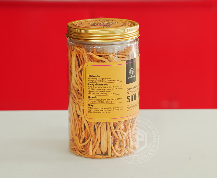 Nấm đông trùng hạ thảo sợi khô lọ 50g Nấm đông trùng hạ thảo sợi khô lọ 50g