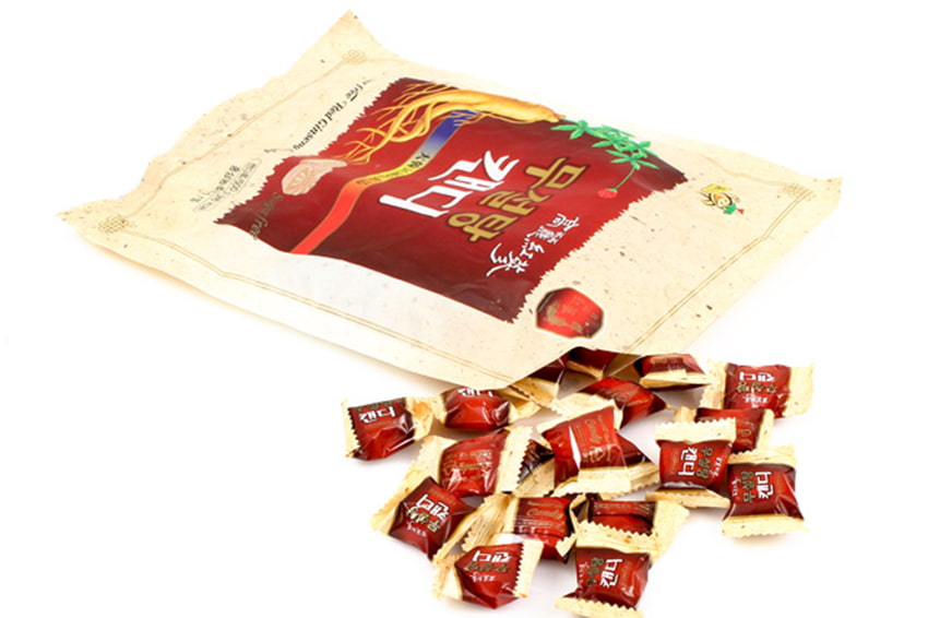 Kẹo hồng sâm Hàn Quốc không đường 500g Kẹo hồng sâm Hàn Quốc không đường 500g