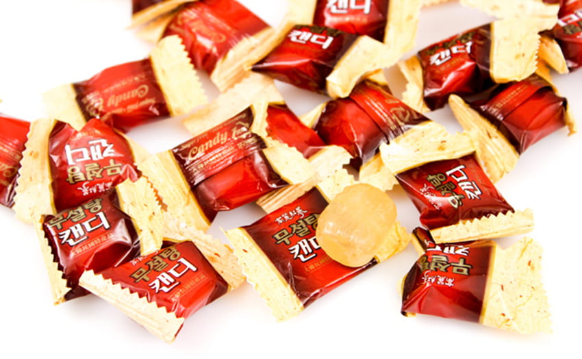 Kẹo hồng sâm Hàn Quốc không đường 500g Kẹo hồng sâm Hàn Quốc không đường 500g