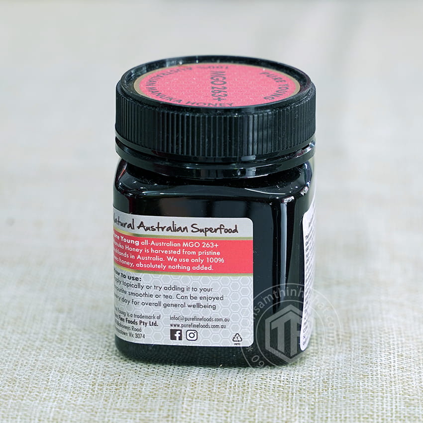 Mật ong Manuka Pure Young 263+ 250g nhập khẩu từ Úc Mật ong Manuka Pure Young 263+ 250g nhập khẩu từ Úc