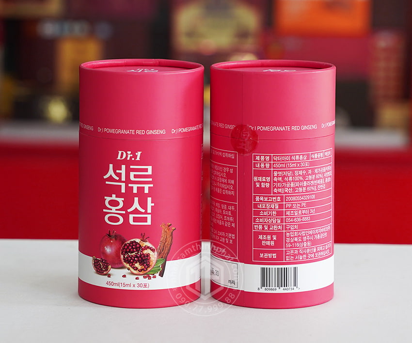 Nước Chiết Xuất Hồng Sâm Collagen Lựu Hàn Quốc Dr.I Pomegranate Red Ginseng 30 Gói x 15ml Nước Chiết Xuất Hồng Sâm Collagen Lựu Hàn Quốc Dr.I Pomegranate Red Ginseng 30 Gói x 15ml