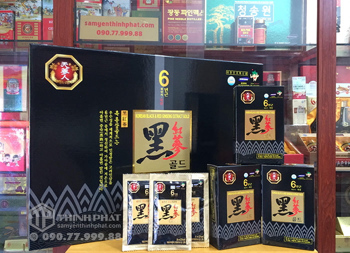 Nước hắc sâm Hàn Quốc 6 năm tuổi Bio Apgold 60 gói Nước hắc sâm Hàn Quốc 6 năm tuổi Bio Apgold 60 gói