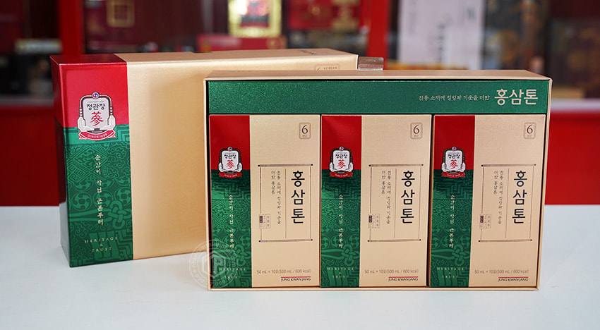 Nước hồng sâm Chính phủ Hàn Quốc cao cấp KGC Plus Mild hộp 30 gói Jung Kwan Jang Nước hồng sâm Chính phủ Hàn Quốc cao cấp KGC Plus Mild hộp 30 gói Jung Kwan Jang
