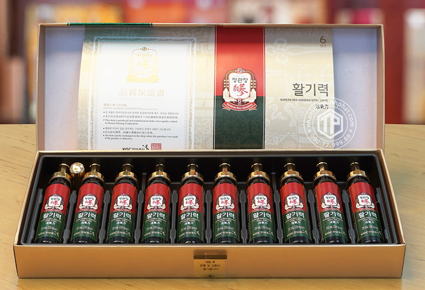 Nước hồng sâm KGC hộp 10 ống - Chính hãng sâm Chính phủ Hàn Quốc Jung Kwan Jang Nước hồng sâm KGC hộp 10 ống - Chính hãng sâm Chính phủ Hàn Quốc Jung Kwan Jang