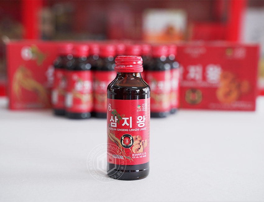 Nước hồng sâm linh chi KGS Hàn Quốc hộp 10 chai Nước hồng sâm linh chi KGS Hàn Quốc hộp 10 chai