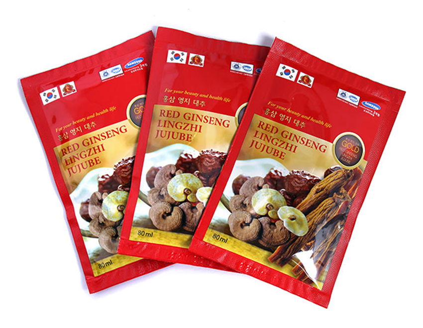 Nước hồng sâm linh chi táo đỏ Hàn Quốc hộp 30 gói x 80ml Nước hồng sâm linh chi táo đỏ Hàn Quốc hộp 30 gói x 80ml