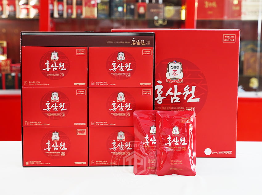 Nước hồng sâm Won cao cấp KGC sâm Chính phủ Hàn Quốc Jung Kwan Jang hộp 30 gói Nước hồng sâm Won cao cấp KGC sâm Chính phủ Hàn Quốc Jung Kwan Jang hộp 30 gói