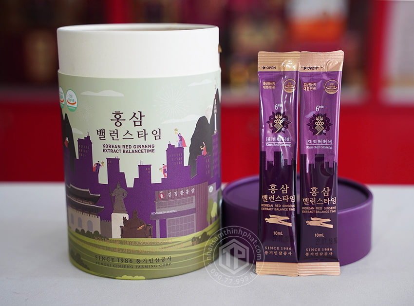Tinh chất hồng sâm cho nữ extract balance hộp 30 gói x 10ml Tinh chất hồng sâm cho nữ extract balance hộp 30 gói x 10ml