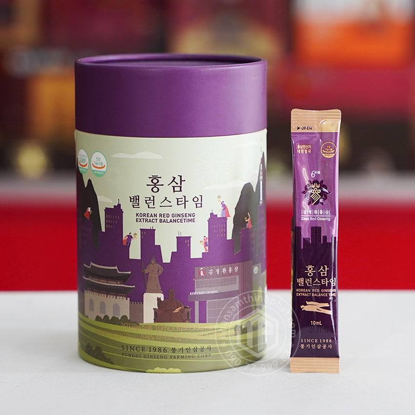 Tinh chất hồng sâm cho nữ extract balance hộp 30 gói x 10ml Tinh chất hồng sâm cho nữ extract balance hộp 30 gói x 10ml