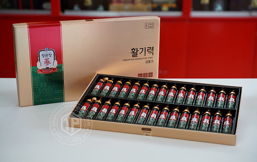 Tinh chất hồng sâm KGC Jung Kwan Jang Vital Tonic 30 ống x 20ml Tinh chất hồng sâm KGC Jung Kwan Jang Vital Tonic 30 ống x 20ml