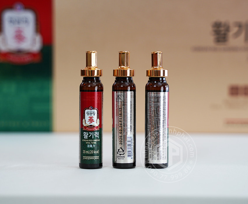 Tinh chất hồng sâm KGC Jung Kwan Jang Vital Tonic 30 ống x 20ml Tinh chất hồng sâm KGC Jung Kwan Jang Vital Tonic 30 ống x 20ml