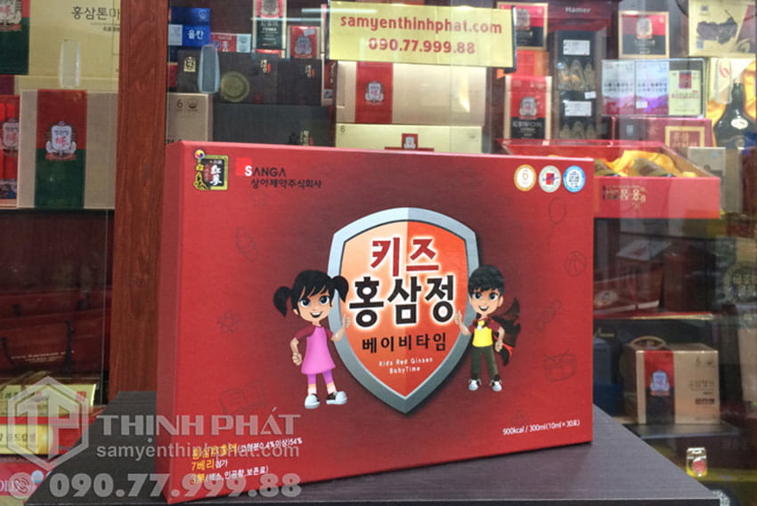 Nước hồng sâm Sanga Baby Hàn Quốc dành cho trẻ em hộp 30 gói Nước hồng sâm Sanga Baby Hàn Quốc dành cho trẻ em hộp 30 gói