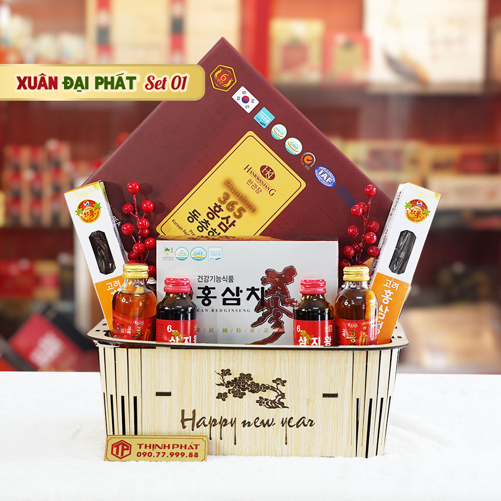 Giỏ Quà Xuân Đại Phát - Set 1 Giỏ Quà Xuân Đại Phát - Set 1