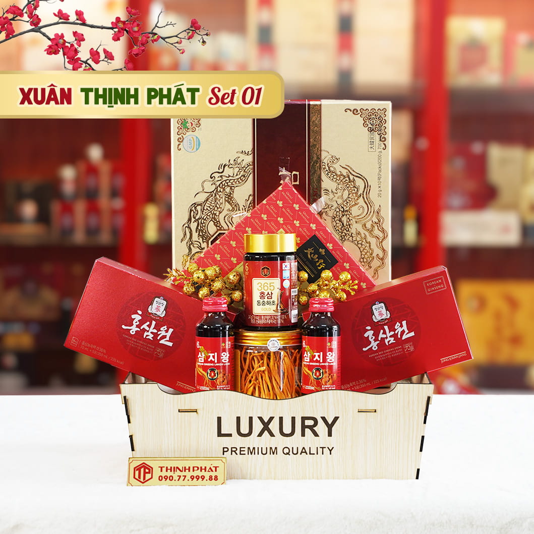 Giỏ Quà Sức Khỏe Xuân Thịnh Phát - Set 1 Giỏ Quà Sức Khỏe Xuân Thịnh Phát - Set 1
