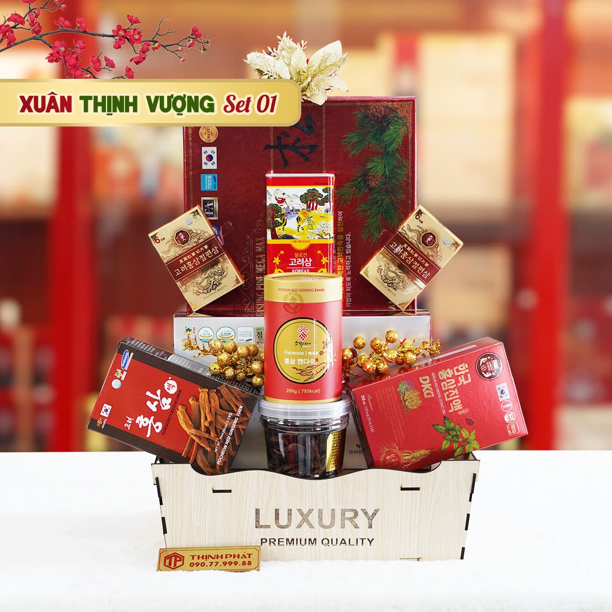 Giỏ Quà Xuân Thịnh Vượng 1 Giỏ Quà Xuân Thịnh Vượng 1
