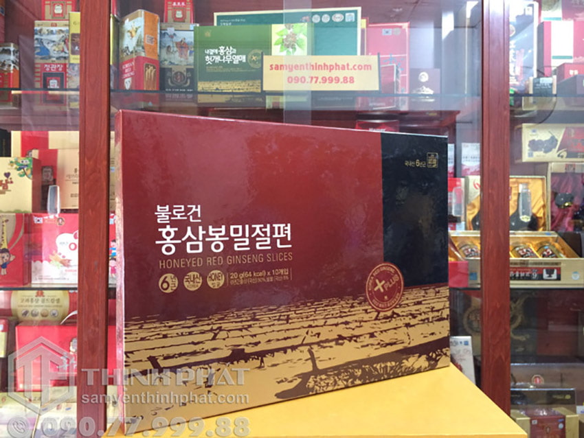 Hồng sâm lát tẩm mật ong Daedong chính hãng Hàn Quốc 6 năm tuổi hộp 200g Hồng sâm lát tẩm mật ong Daedong chính hãng Hàn Quốc 6 năm tuổi hộp 200g