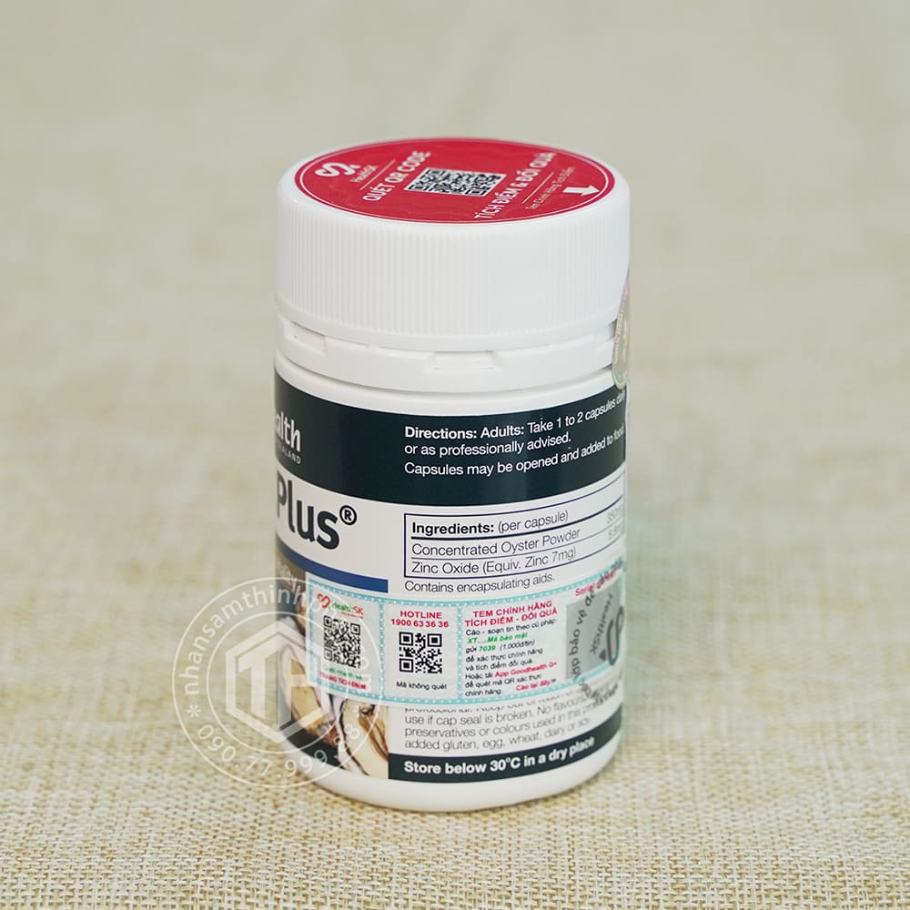Viên hàu Oyster Plus lọ 60 viên Viên hàu Oyster Plus lọ 60 viên