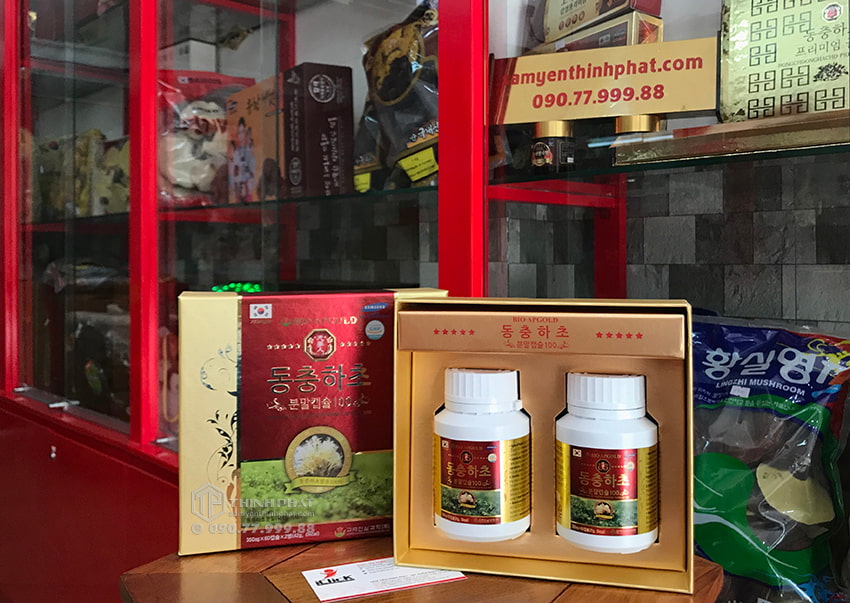 Viên đông trùng hạ thảo Hàn Quốc hộp 120 viên Viên đông trùng hạ thảo Hàn Quốc hộp 120 viên