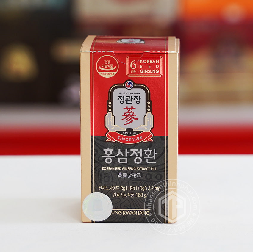 Viên cao hồng sâm cao cấp KGC Jung Kwan Jang lọ 168g Viên cao hồng sâm cao cấp KGC Jung Kwan Jang lọ 168g