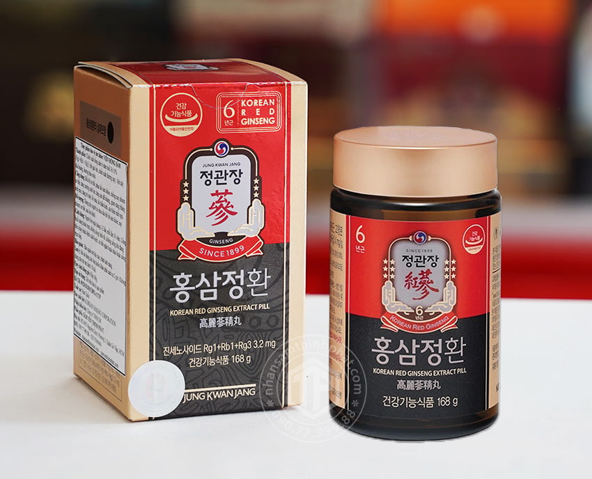 Viên cao hồng sâm cao cấp KGC Jung Kwan Jang lọ 168g Viên cao hồng sâm cao cấp KGC Jung Kwan Jang lọ 168g
