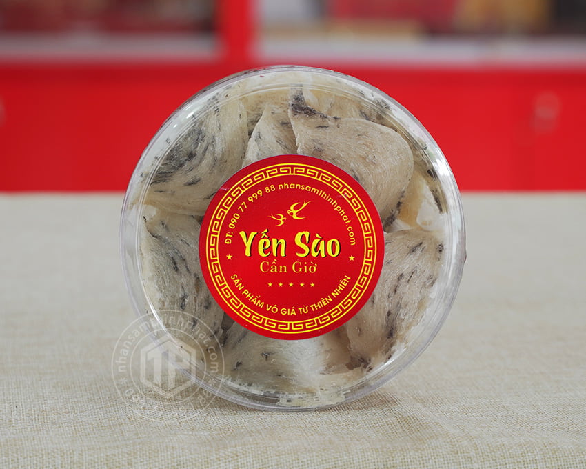 Tổ Yến Sào Cần Giờ còn lông hộp 100g Tổ Yến Sào Cần Giờ còn lông hộp 100g