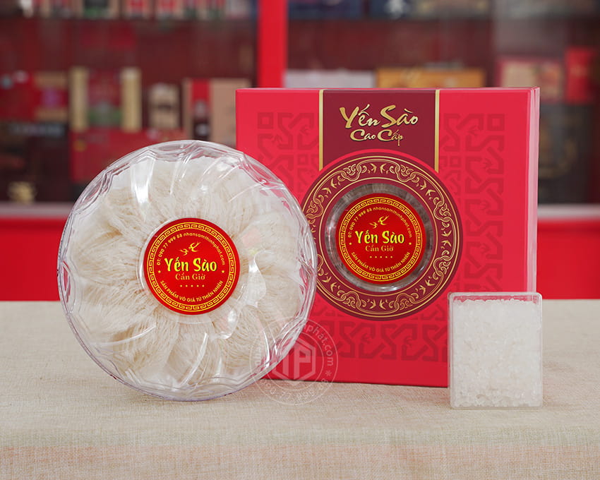 Tổ yến sào Cần Giờ làm sạch 100g loại đặc biệt Tổ yến sào Cần Giờ làm sạch 100g loại đặc biệt
