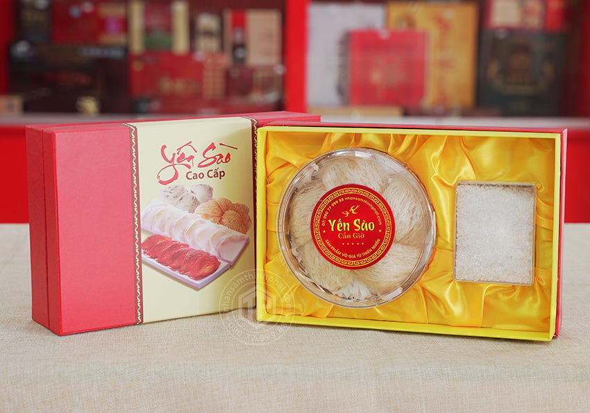 Tổ Yến Sào Cần Giờ làm sạch hộp 50g loại đặc biệt Tổ Yến Sào Cần Giờ làm sạch hộp 50g loại đặc biệt